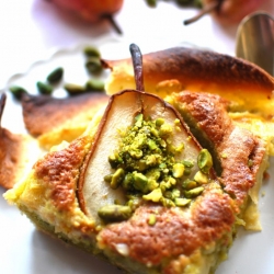 Pear Tart with Pistachios